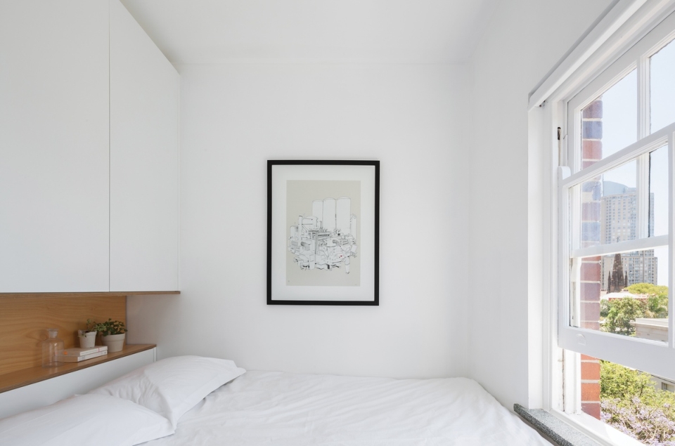 Bedroom with front window to allow ample light inside the room