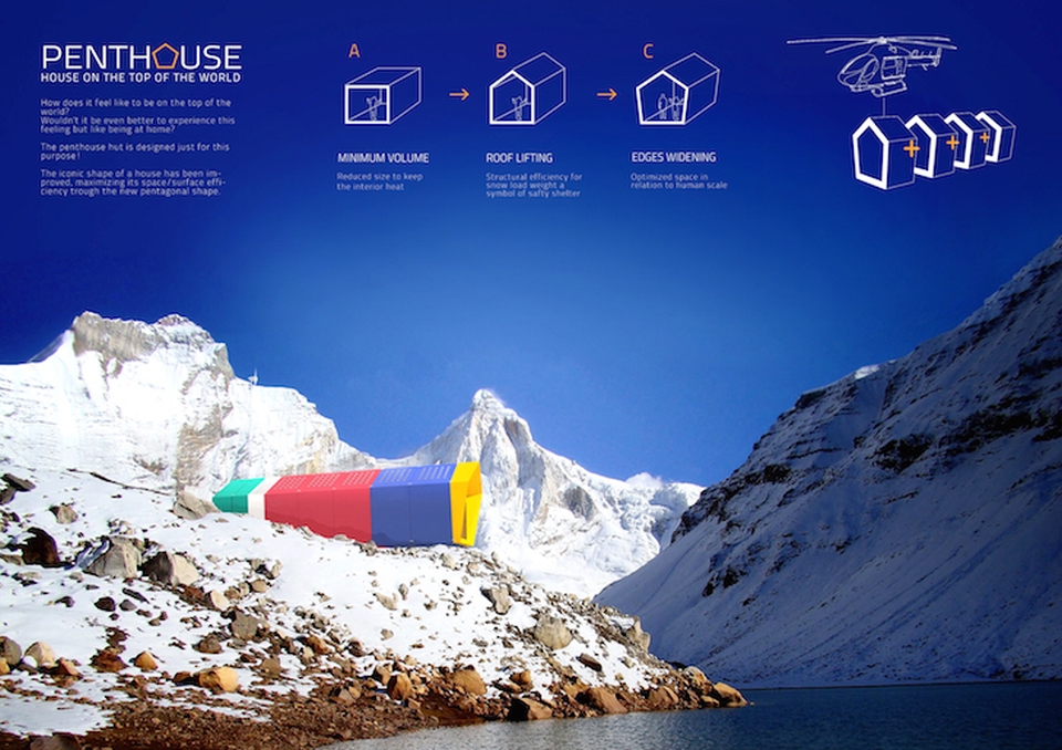 Himalayan Mountain Hut Competition winners