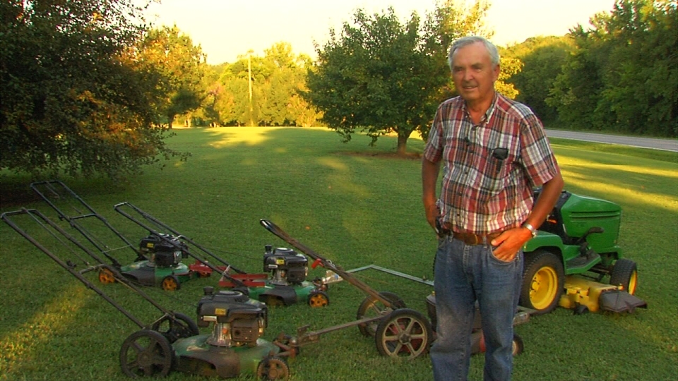 Homemade 5-in-1 lawnmower by Perry McGregor