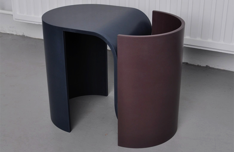 OS & OOS’ Arc Furniture made out of HI-MACS