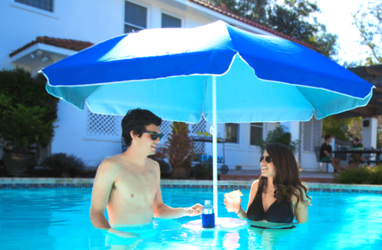 Beat the summer heat with world’s first floating pool umbrella Homecrux
