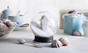 Snow Globe Sugar Bowl