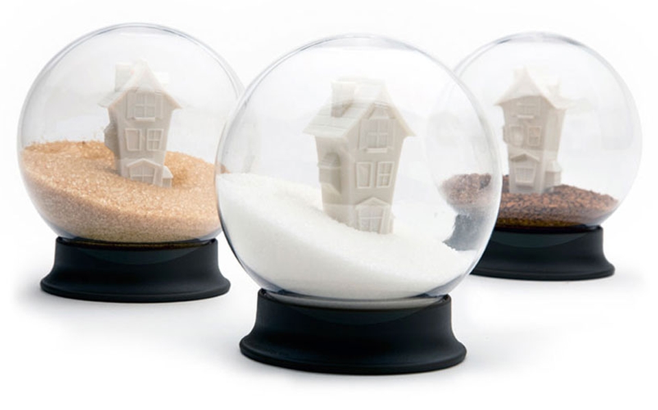 Snow Globe Sugar Bowl