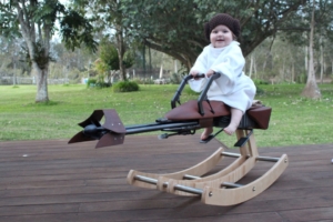 Star Wars-themed Speeder Rocking Horse