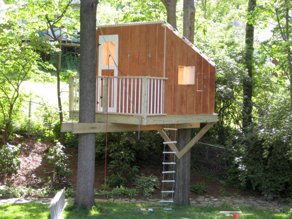 How to build a treehouse for kids