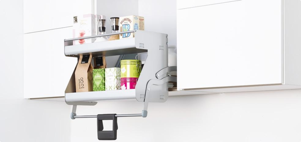 iMove by Kessebohmer is a Pull-Down System for Wall Cabinets