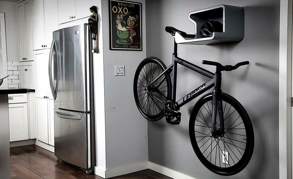 space saving bike stand