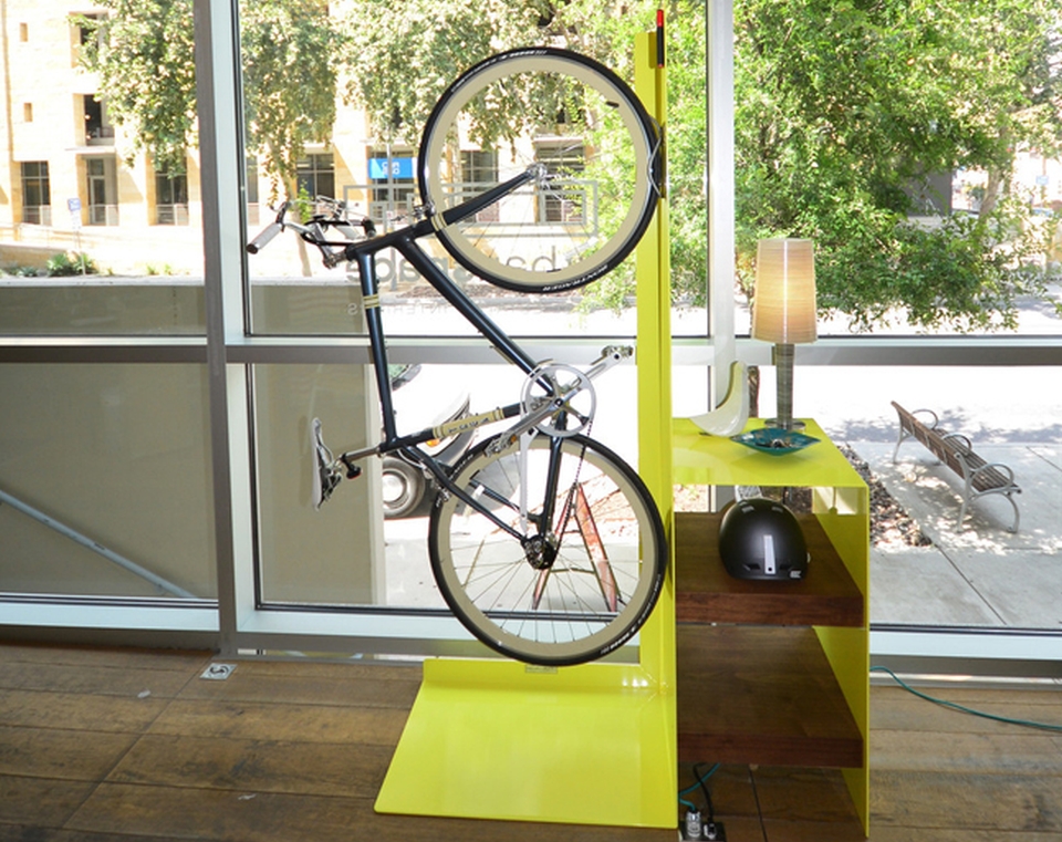 under stairs bike storage