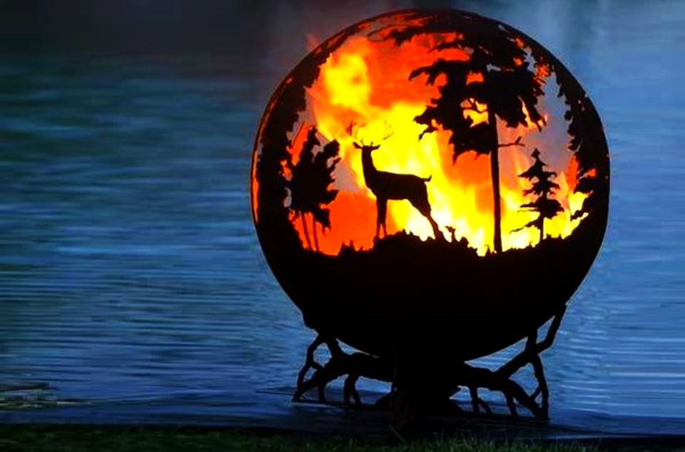 Outdoor Fire ball Design Ideas