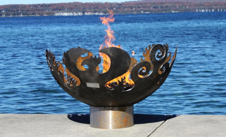 Outdoor Fire Pit bowl Design Ideas