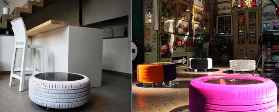 20 times auto parts were repurposed into furniture