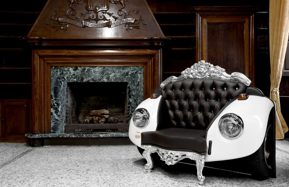 20 times auto parts were repurposed into furniture