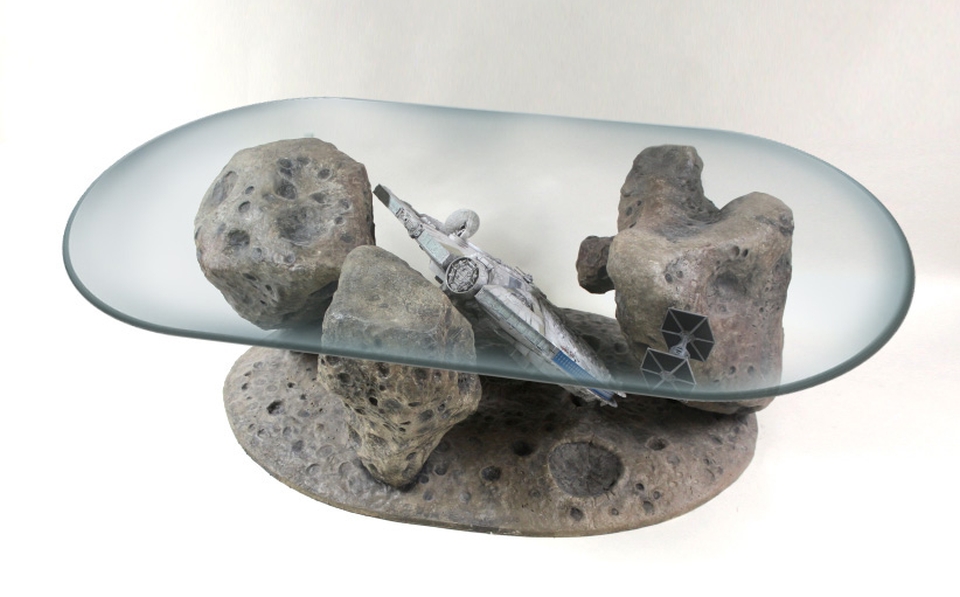 Millennium Falcon Asteroid Field Coffee Table