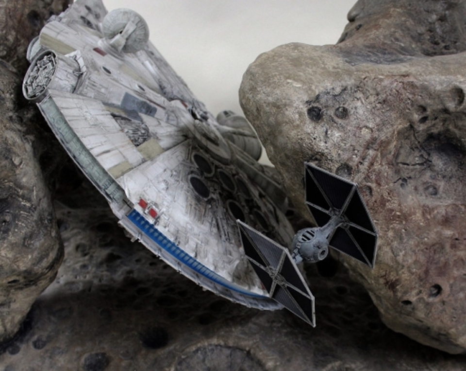 Millennium Falcon Asteroid Field Coffee Table