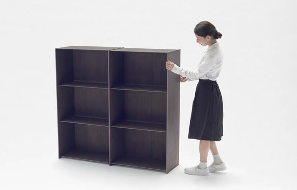 Nendo’s Nest shelves