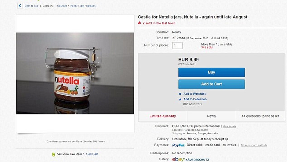 Nutella Jar Lock 