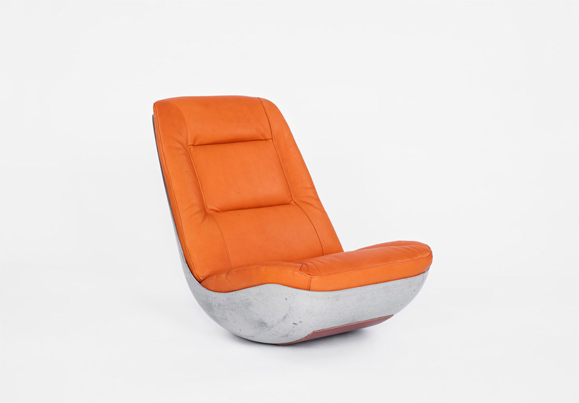 Paulsberg concrete rocking chair