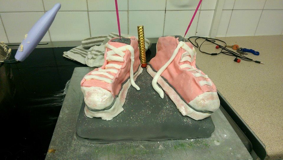 Sneaker cake by Joahua Nunnley