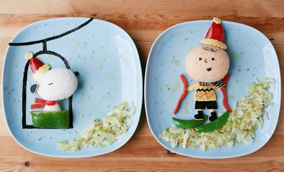 Snoopy food art