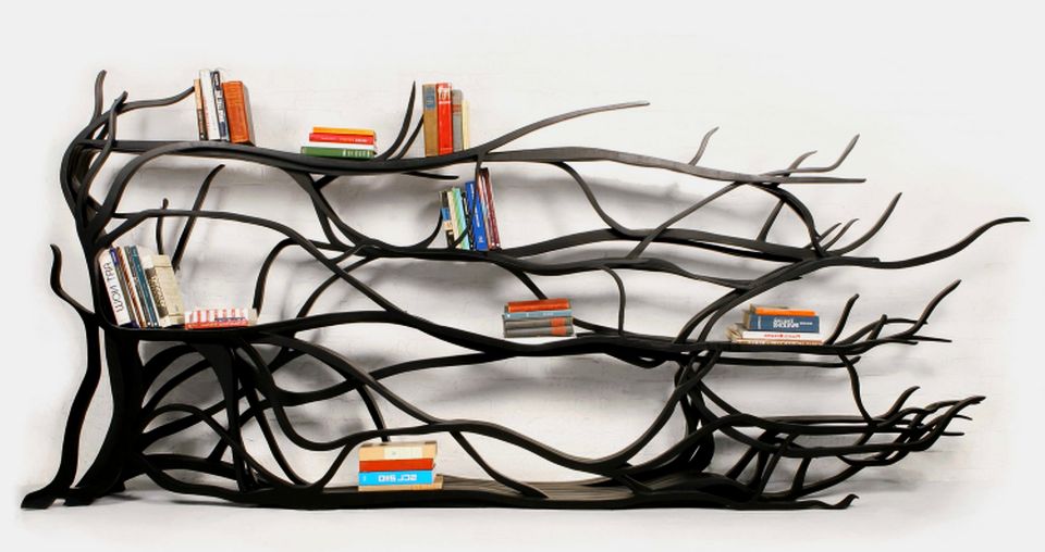 Tree bookshelf by Sebastian Errazuriz