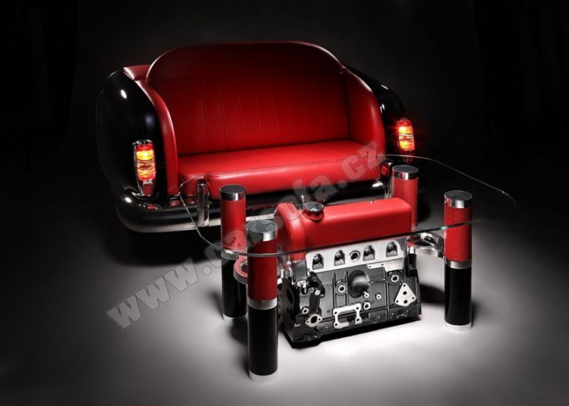 furniture made from car parts