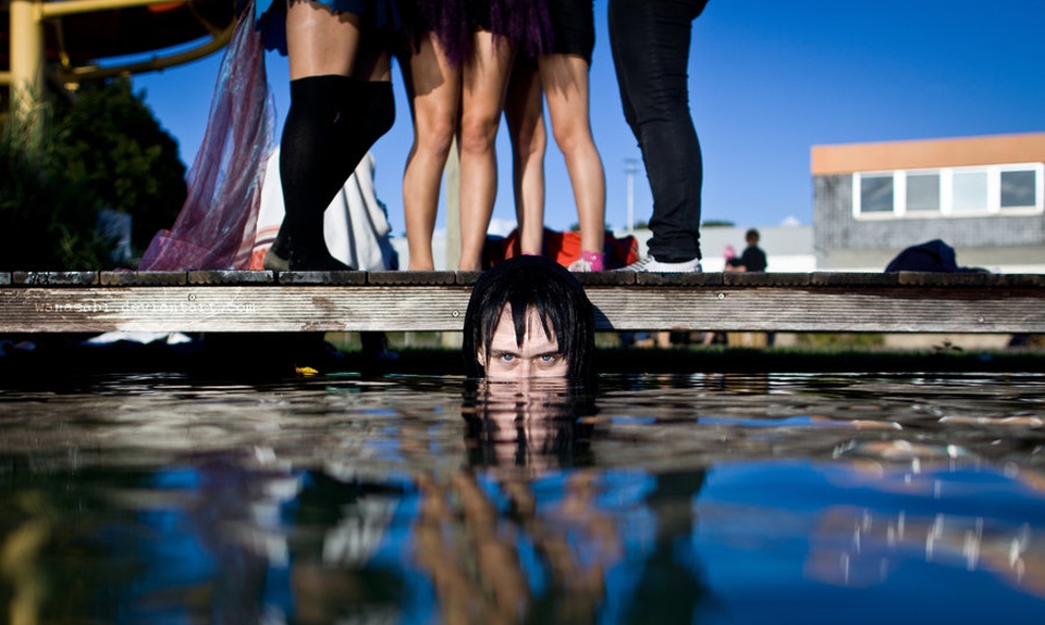 Dead Eyes Staring at You from the pool 