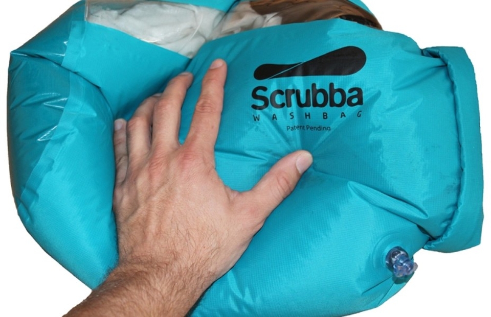 Portable Washing Machine – The Scrubba wash bag for travelling