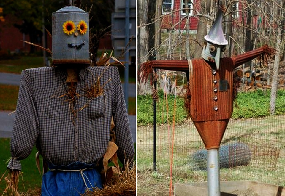 Scarecrow with a Metalhead