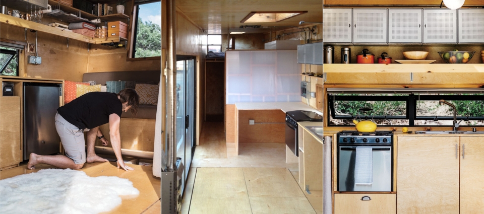 $50K tiny woody trailer is ideal home for a nomadic couple