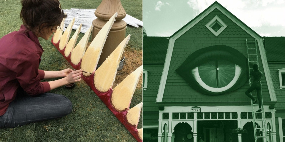 Culinary artist turns parents’ home into a terrifying monster