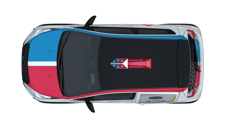 Domino’s DXP car with built-in oven