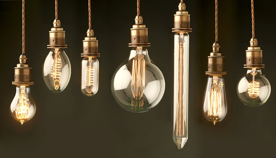 Edison inspired Vintage styled LED bulbs