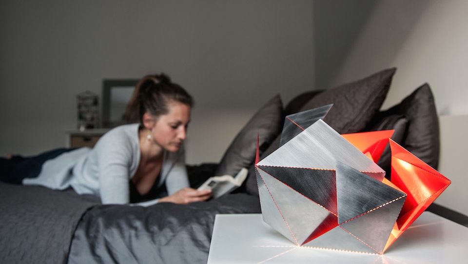 Folding Lamp by Thomas Hick