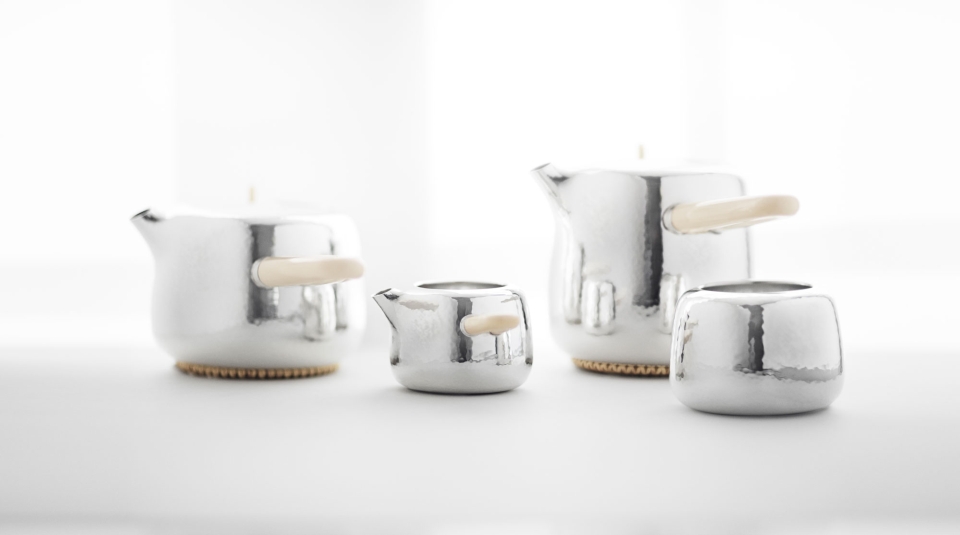 Marc Newson silver tea set