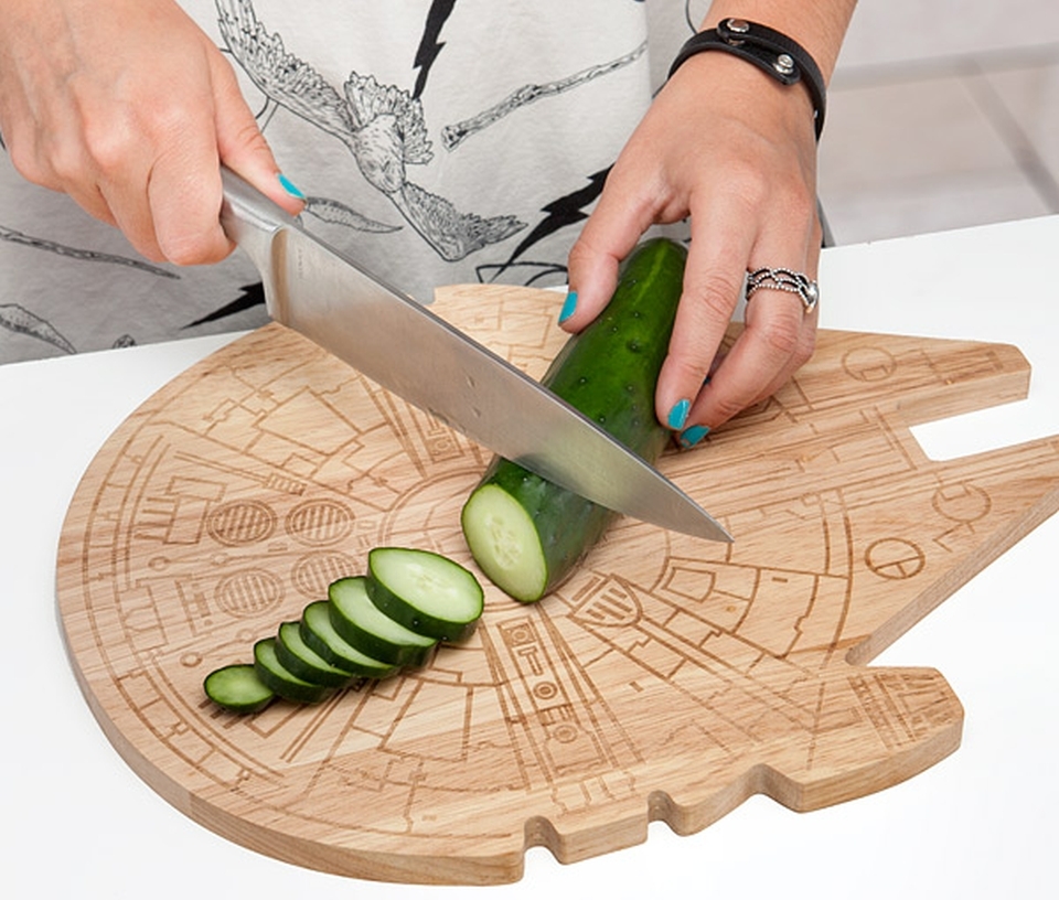 Millennium Falcon Cutting Board