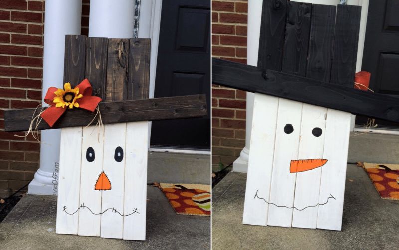 Pallet scarecrow