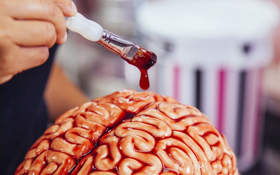 Red Velvet Brain Cake by Yolanda Gumpp