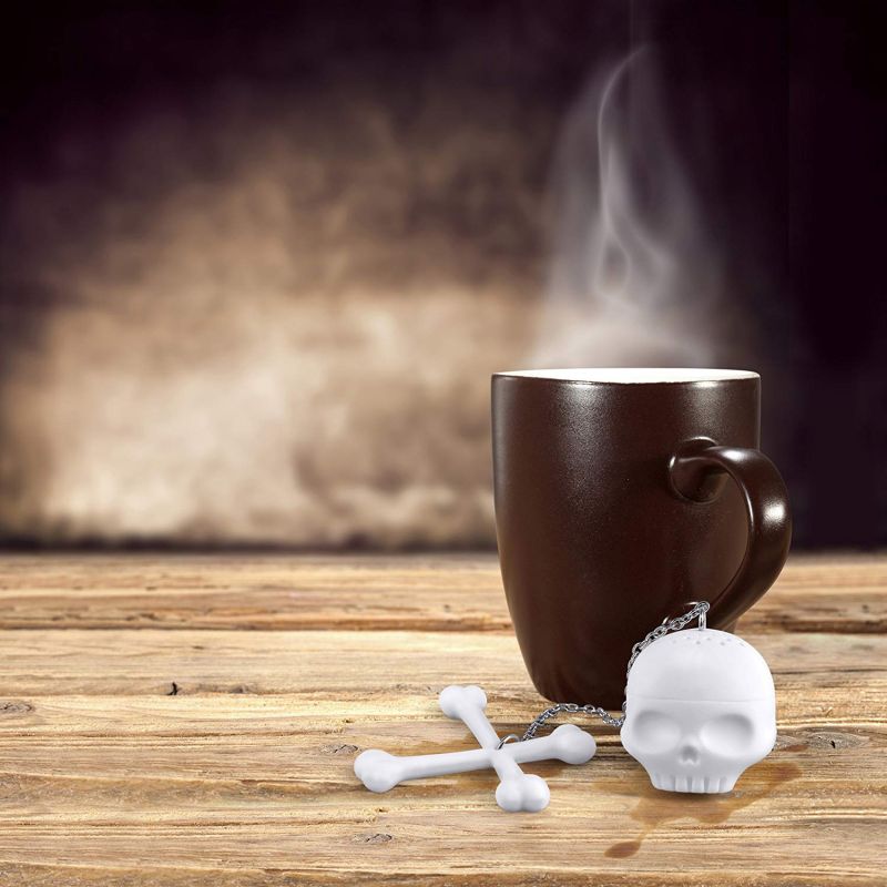 Skull tea infuser