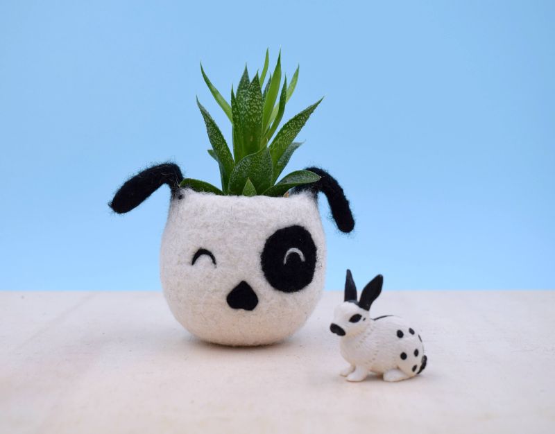 The Yarn Kitchen Animal Succulent Planters are Really Adorable