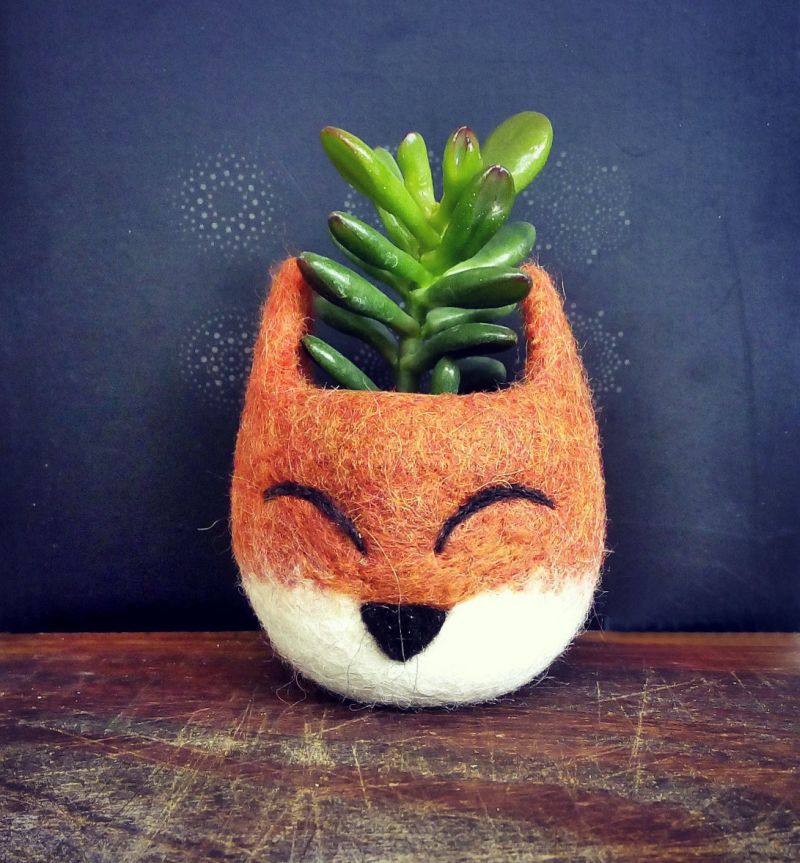 The Yarn Kitchen Succulent Planters are Really Adorable