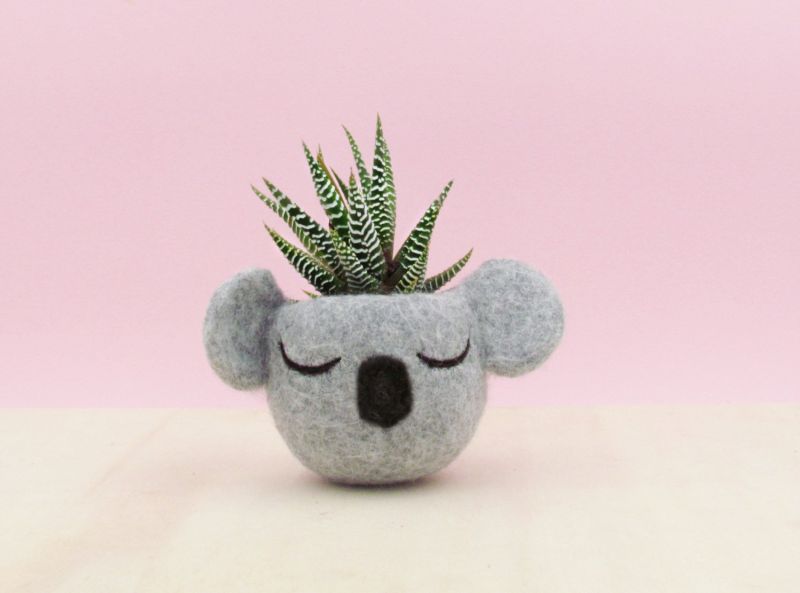 The Yarn Kitchen Succulent Planters are Really Adorable