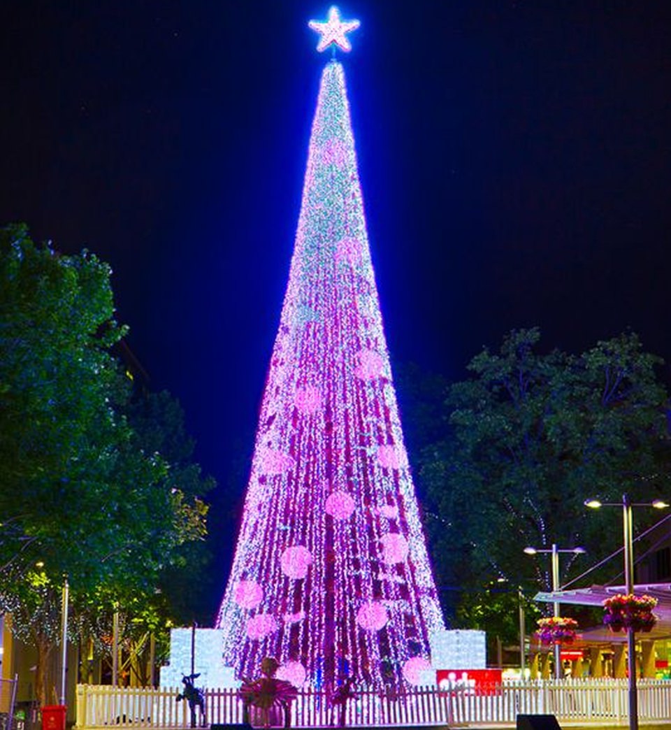 Guinness World Record Chritmas tree light