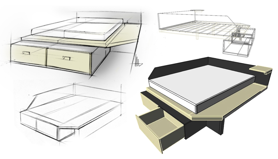 Drawer Bed by Davide Mezzasalma