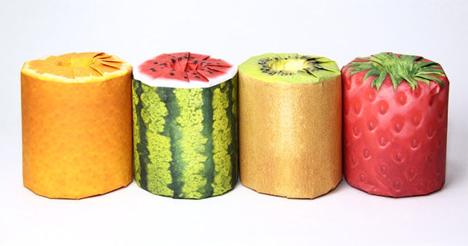 Fruit Toilet Paper rolls