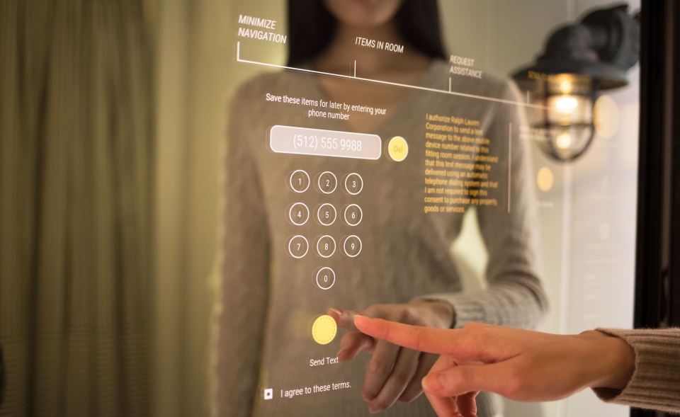 Interactive fitting room by Oak Labs