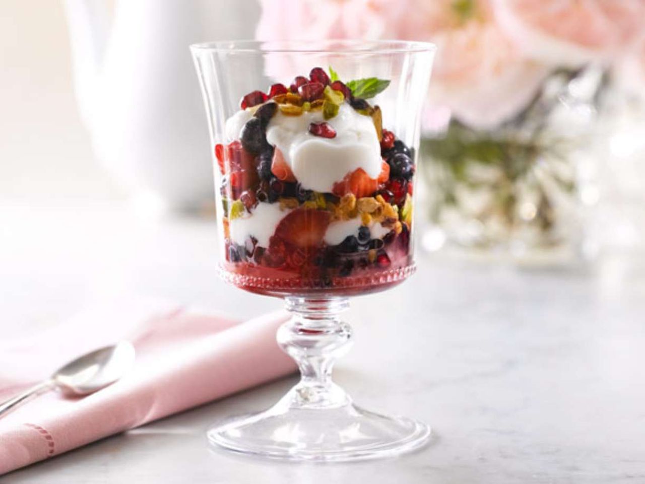 Pomegranate Yogurt Parfaits