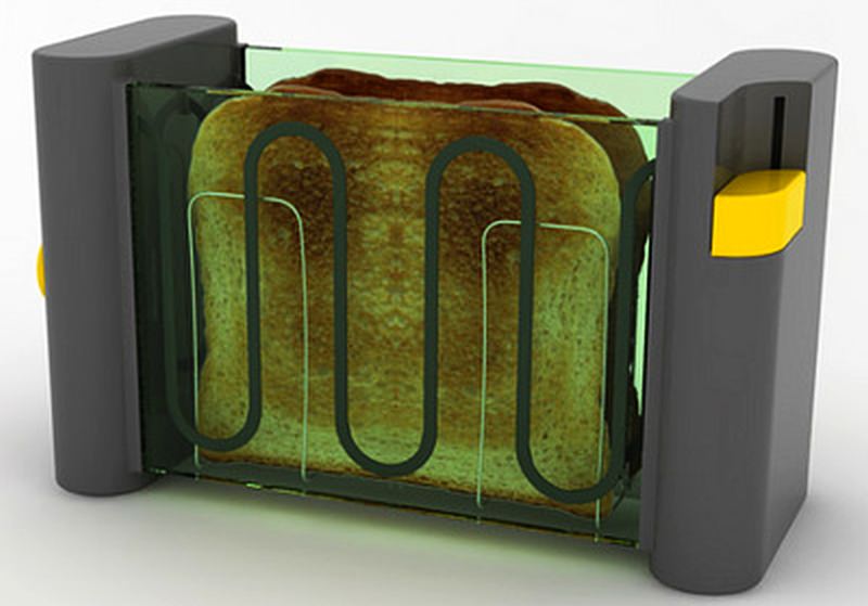 See Through Glass Toaster –