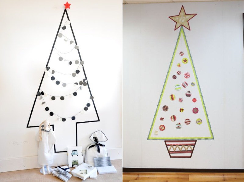 5 DIY non-traditional but equally festive Christmas trees