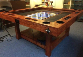 DIY gaming table conceals 40-inch HDTV to display Roll20 sessions ...