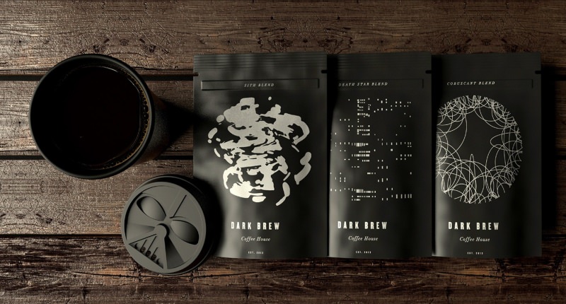 Creative packaging visualized keeping Star Wars theme in mind